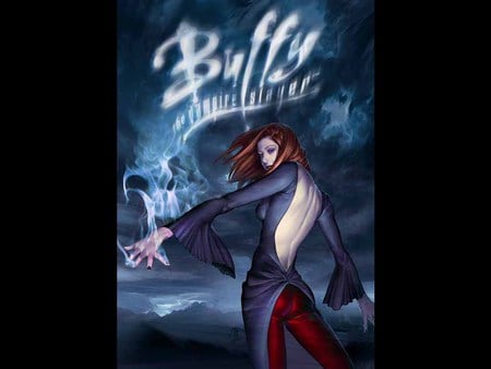 Buffy - slayer, comic, art, buffy, vampire, fantasy