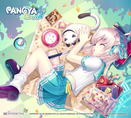 Pangya 2 - anime, girl, cute, pink, pangya