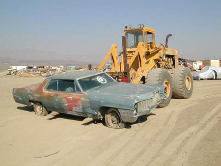 No Parking - move, beach, people, fork lift, sand