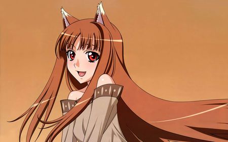 Spice and Wolf Holo - spice, fox, wolf, fox girl, girl, horo, holo