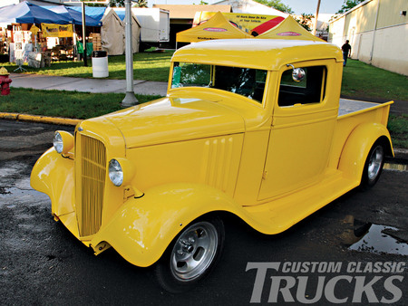 1935 chevy pickup truck - truck, pickup, chevy, 1935