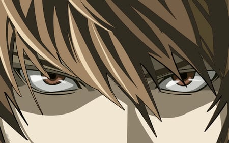 Yagami death note - anime, yagami, death note, close up, eys