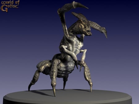 Bug Two - sculpture, 3d, bug