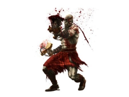 kratos - kratos, weapon, video games, god of war