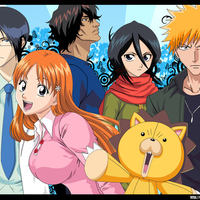 bleach inoue orihime ishida uryuu kon kuchiki rukia kurosaki ichigo sado yasutora