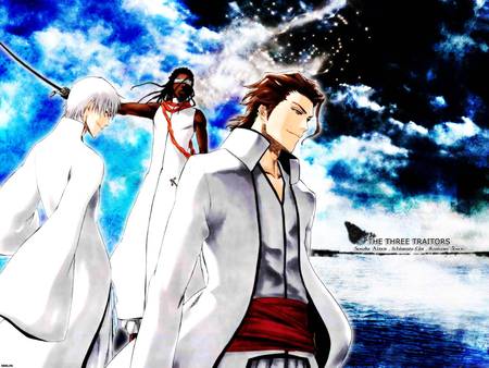 aizen sousuke bleach ichimaru gin tousen kaname - aizen-sousuke-bleach-ichimaru-gin-tousen-kaname