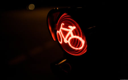 bike light - night, bike, signals, light