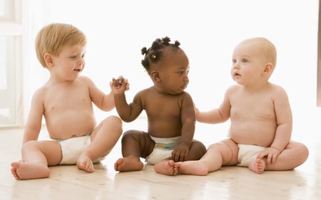 Diversity union - black, kid, white, diversity, baby, unity, sweet