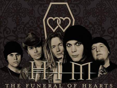 HIM - music, metal, ville valo, logo, him, rock, band, heavy