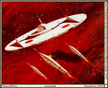 space ship - ship, universe, space, red