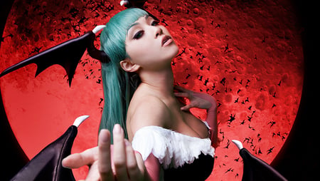 Morrigan - cosplay, female, fantasy, morrigan