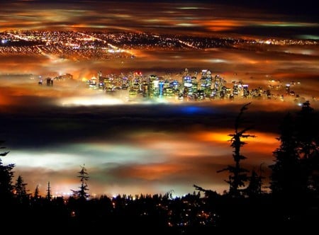 Vancouver-From-Grouse-Mountain - from, grouse, picture, beautiful, mountain, vancouver