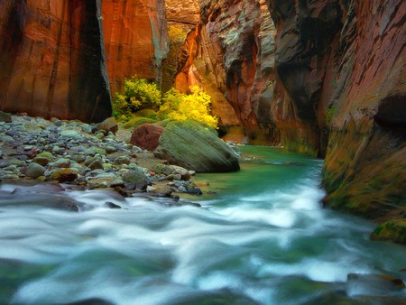 Virgin-River - picture, narrows-in-zion, beautiful, virgin-river