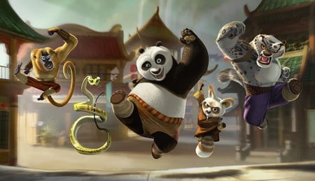 Kung-Fu Panda - panda, movie, kung-fu, wallpaper