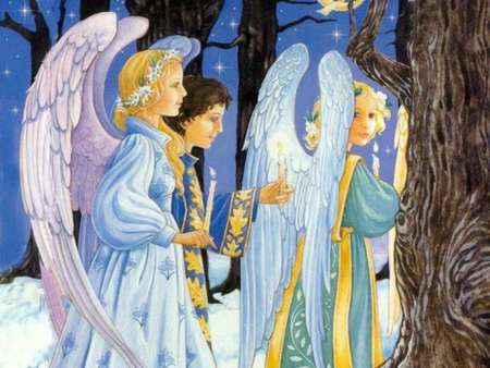 3 angels sent from above for peace - bring, angels, peace, beautiful