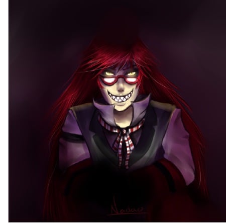 grell is friken AWSOMMMM - nice, grell, cool, rasing, cuted, red head, awsoooom