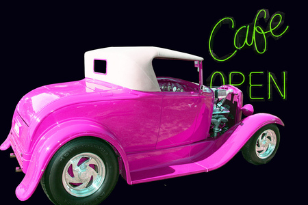 Cafe Open - cars, auto, custom rides, hot rods