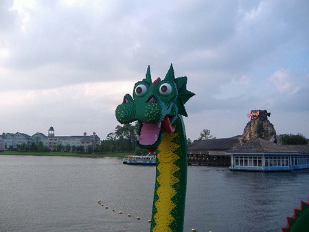 Lego Dragon - florida, water, dragon, lego