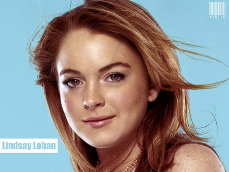 Lindsay Lohan - red hair, nice eyes, smile, female, pretty girl, actress