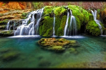 Waterfall - waterfall, picture, spain, valencia, beautiful