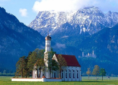 St-Coloman-Church - bavaria, germany, st-coloman, picture, fussen, beautiful, church