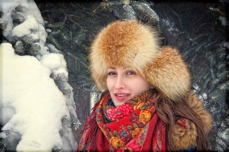 Girl-in-Winter - girl, picture, in-winter, beautiful