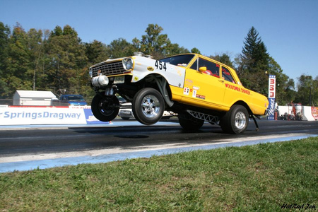 Wheelie, Getting Some Air......... - hot rods, cars, auto, chevy