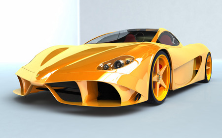 Ferrari - auto, sexy, yellow, car