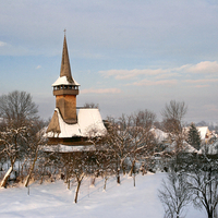 romanian wooden church