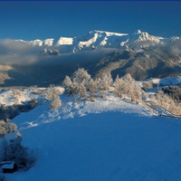 winter landscape -Romania