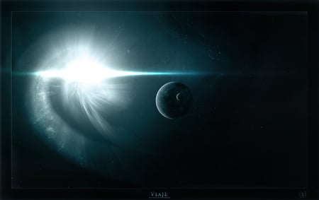 Viaje - space, moon, planet, galaxie, stars