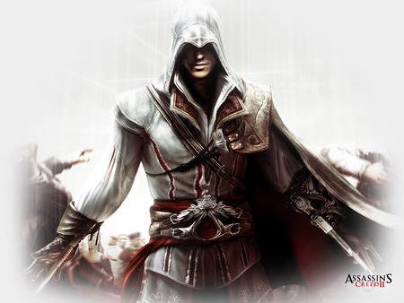 Assassins Creed II - male, games, assassins creed, video games, hood, weapons