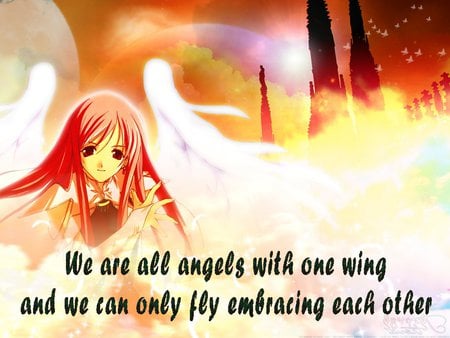 Angel quote - love, angel, anime, spiritual, quote