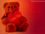 Valentine bear