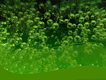 Bubbles - Green - bubbles, green bubbles, lime, green