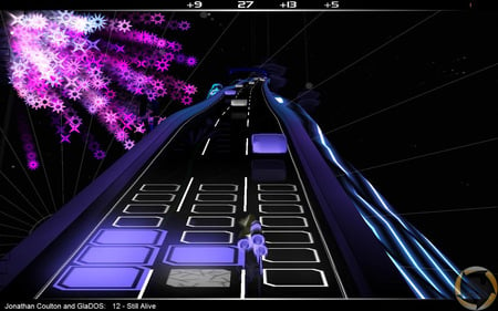 audiosurf - music, colors, racer, game