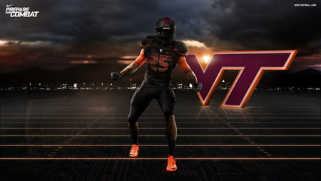 VT - nike, combat, football, pro