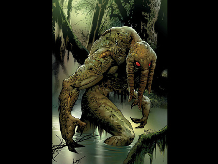 Swamp Thing - comic, fantasy, swamp, thing, art