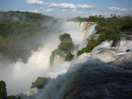 Iguazu Falls in Argentina - great, unique, majestic, beautiful