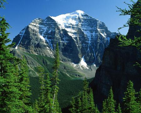 Mountain - nature, sky, mountain, trees