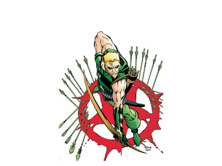 Green Arrow - comic, green arrow, art, fantasy