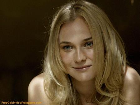 Diane Kruger - pretty face, actress, female, smile, long blond hair