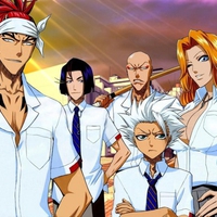 Renji, Yumichika, Ikkaku, Toushirou, Rangiku