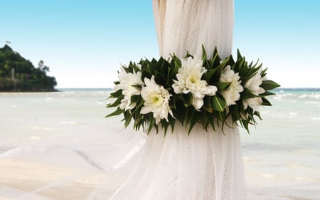 Wreath - flowers, nature, photography, nice, ocean