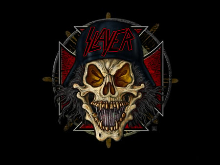 Slayer - skull, slayer, heavy, metal, thrash, music, band, logo