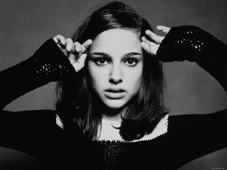 Natalie Portman - white, actress, black, natalie portman