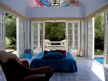 COTTAGE SUNROOM - colorful, sunroom, modern, cottage