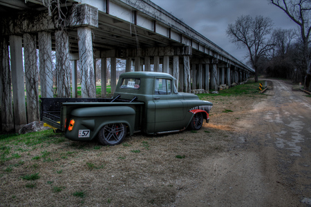 Alone In The Dark - pickups, cars, auto, trucks