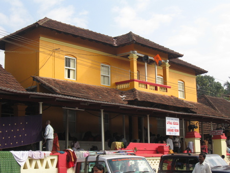 Orange House - orange house, color, ancient, old