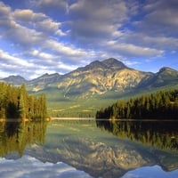 Mountain reflection